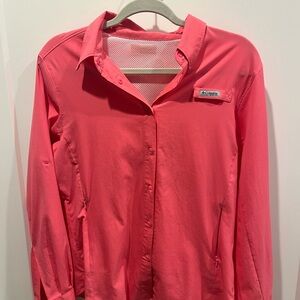 Columbia Vibrant Pink Outdoor Shirt